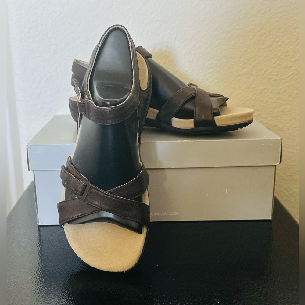 Rockport Midge 2 Leather Sandals - Size 7.5